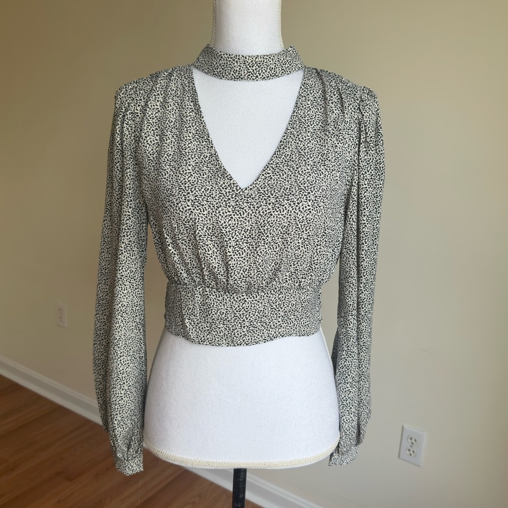 Sienna | Sky Chic Black and White Women's Top Sz S